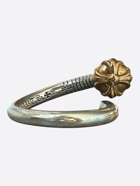 Chrome Hearts Other - Chrome Hearts Silver & Gold Nail Ring